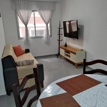 Apartamento Pe Na Areia - Praia Grande - Sp, Aviacao Exterior photo